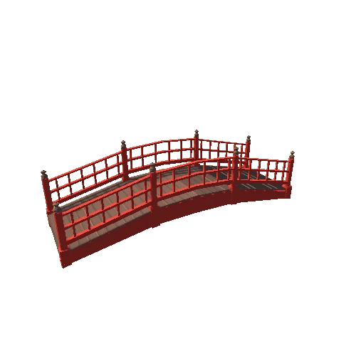 New Large Red Bridge